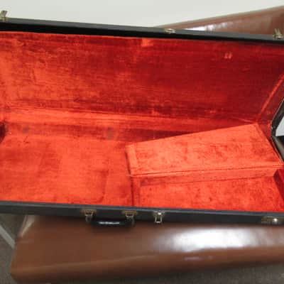 Fender Stratocaster/Telecaster Vintage guitar case LEFT HANDED Early 70's - Black Tolex image 5