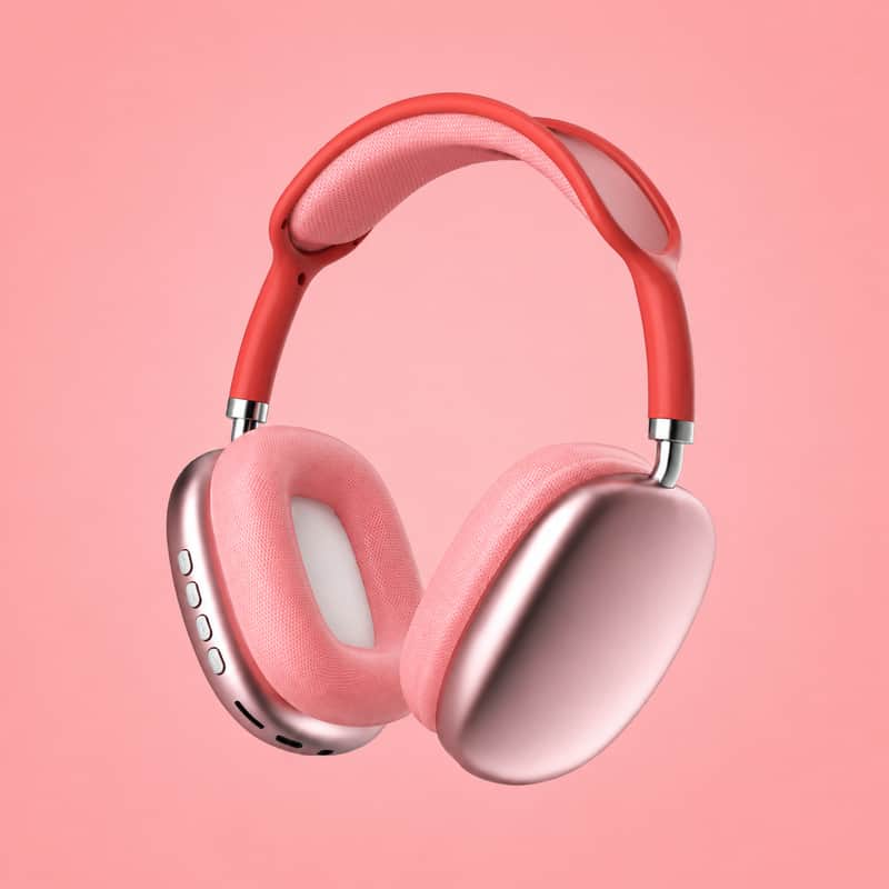 P9 Plus Max Wireless Bluetooth 5.4 ANC Headphones – Foldable HiFi Stereo Deep Bass Over-Ear Gaming Headset for Phone, PC, Laptop & Tablet image 1