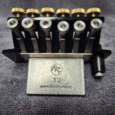Jackson JT-580 Licensed Floyd Rose Tremolo -Black w/ Brass & Stainless Steel Upgrades image 4