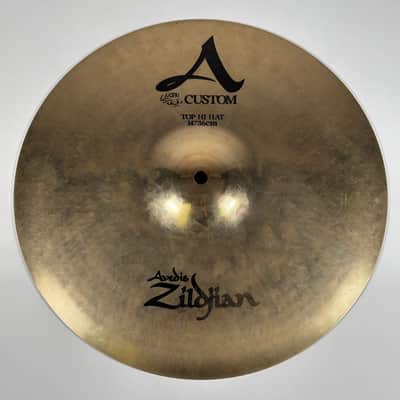 Zildjian 14" A Custom Hi-Hats Set Top & Bottom image 5