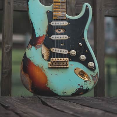 Two Tone Relic (Seafoam over Sunburst) image 2