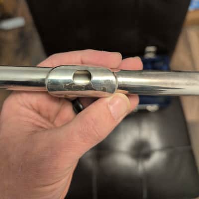 Armstrong 103 Student Model Open-Hole Flute with C Foot, - Silver-Plated image 3