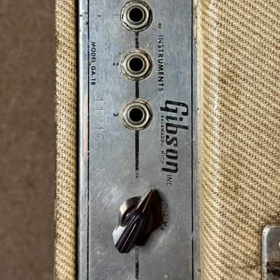 Gibson Explorer GA-18 Tweed Vintage Tube Guitar Combo Amp 1x12" Vibrato 1960 image 7