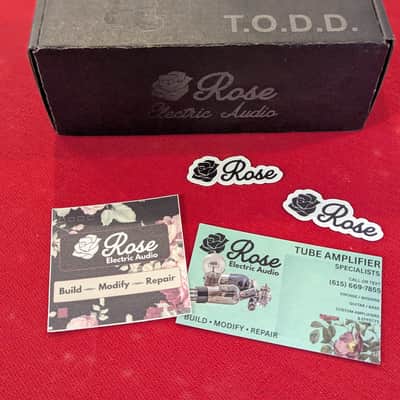 Rose Electric Audio T.O.D.D. - Total Over Drive Distortion 2025 - Black Sparkle image 7