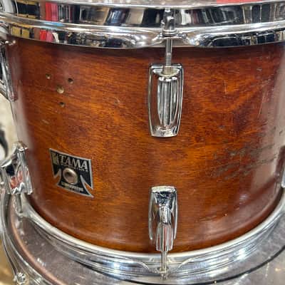 Tama 3 - piece Superstar drum set (314-2166) 80's - Satin Mahogany image 13