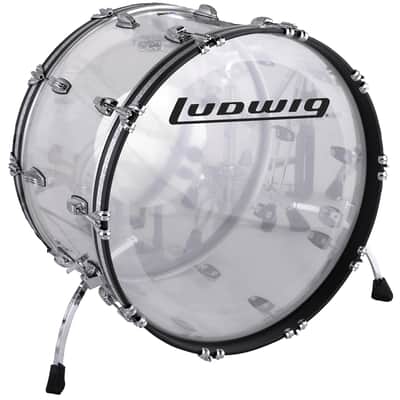 Ludwig *Pre-Order* Vistalite Clear 14x26" Bass Kick Drum Acrylic Large Classic Lugs | Made in the USA | NEW | Special Order | Authorized Dealer image 1