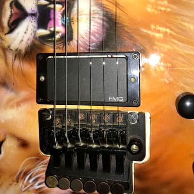 Vintage 1980's Kramer Striker 200 st custom electric guitar baretta Eddie van halen style guitar image 4