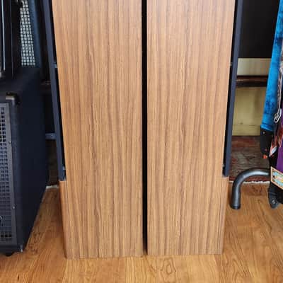 Vintage 1980s Kenwood JL-1090AV 3-Way Tower Floor Speaker Pair Wood image 8