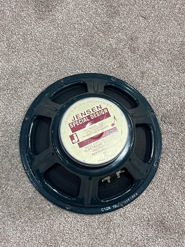 Jensen C12N Vintage Ceramic 12" 50-Watt 16ohm Guitar Speaker