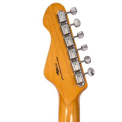 Vintage V65 ReIssued Hard Tail Electric Guitar - Tobacco Sunburst (V65HTSB) image 6