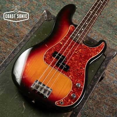 1991 Fender American Vintage Reissue '62 P Bass Precision AVRI w/case image 7