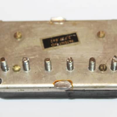 Vintage 1968 Gibson Patent Number Sticker Humbucker T Top Pickup 7.78K Ohms 1969 Les Paul ES SG image 8