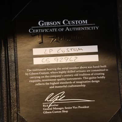 1999 Gibson Custom Shop Owned by Scott Stapp Les Paul Custom HB+ P90 Electric Guitar Gold Top One-Off + COA OHSC image 12
