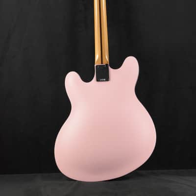 Fender Tom DeLonge Starcaster Satin Shell Pink Rosewood Fingerboard image 8