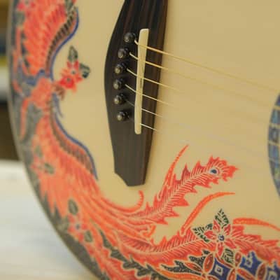 Batiksoul Guitars No.#120 - Parlor Batik Cendrawasih Geni image 11