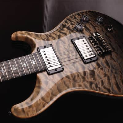 PRS RARE 2016 Private Stock DGT in Frostbite Fade w/Quilt Maple Top, Stained Quilt Maple Fretboard w/Ebony Binding, Flame Maple Neck, Swamp Ash Back with Matching Backplates, Black PRS Tremolo + Phase III Locking Tuners & MOP w/Paua Outline Bird Inlays image 8
