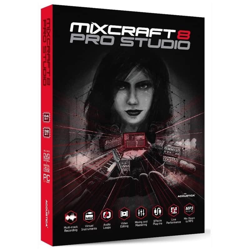 Acoustica Mixcraft 8 Pro Studio Production Software (Windows) image 1