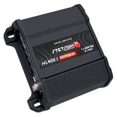 Stetsom HL 400.1 BASS Digital Car Amplifier 400W RMS 2 Ohm Bass Crossover image 2