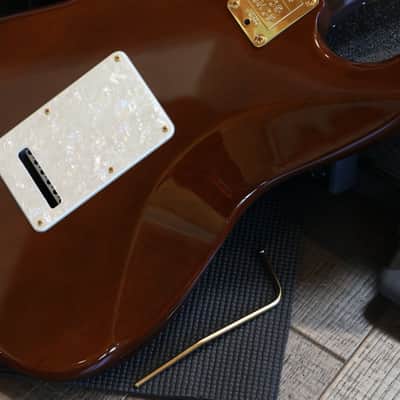 Unplayed! 2026 Fender Mod Shop Stratocaster w/ Rosewood Neck Electric Guitar Walnut w/ Gold + COA OHSC image 17