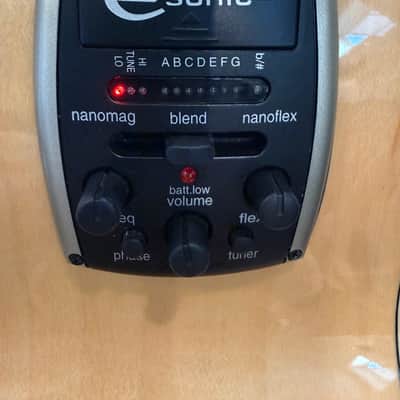 Epiphone EJ200SCE/N 2018 Natural Blonde, Sonic 2 preamp image 17