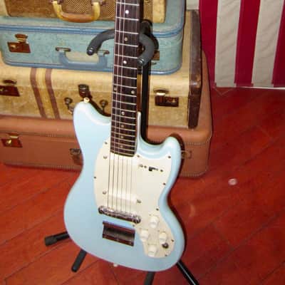 Vintage Circa 1965 Gibson Kalamazoo KG-2 Blue w/ Gig Bag image 2