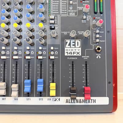 Allen & Heath ZED60-14FX 14-Channel Analog Mixer w/ FX & USB - Read Description 2010s–2020s image 6