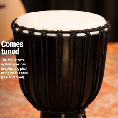 Meinl Percussion HDJ1-L Congo Series Headliner Rope Tuned Djembe, Large: 12-Inch Diameter image 5