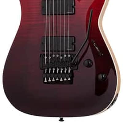 Schecter C-7 FR SLS Elite Blood Burst image 1