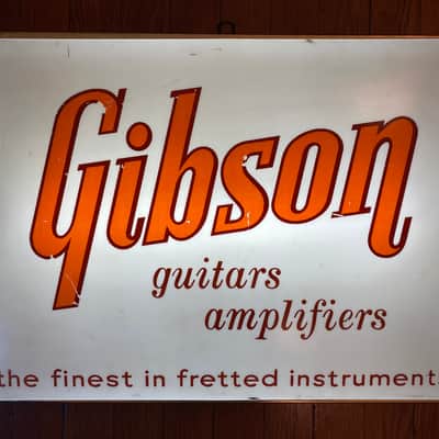 1950s to 1960s Gibson Lighted Dealer Sign Original image 1