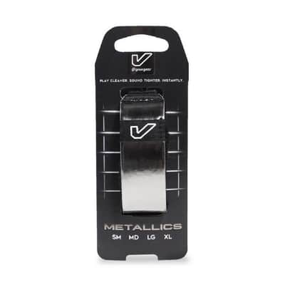 Gruv Gear Fretwraps Metallic Edition String Muter, Large - TITANIUM