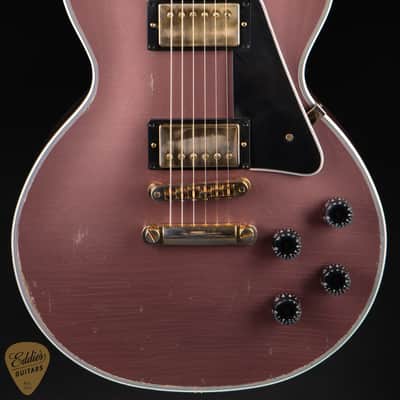 2024 - Gibson Custom Shop PSL Murphy Lab Les Paul Custom Heavy Aged Heather Mist Poly 10.6 #CS400163 image 2