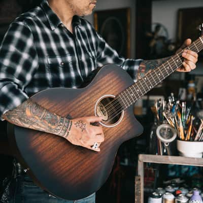 D'Angelico DAPLSG212AGDCP PREMIER FULTON LS Grand Auditorium Single Cutaway 12-String Acoustic-Electric Guitar image 9