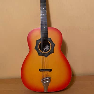 Orfeus Plovdiv Acoustic Guitar Bulgarian Orpheus 6 String Vintage image 1