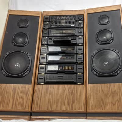 Vintage Soundesign 5863 Double Cassette Stereo System 1980's - 2x Tape Deck, AM-FM image 24