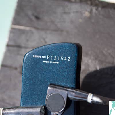 1991 Ibanez SDGR SR1000 (SR-1000) Dark Blue - Made in japan - Ebony Fretboard - Active Electronics image 11