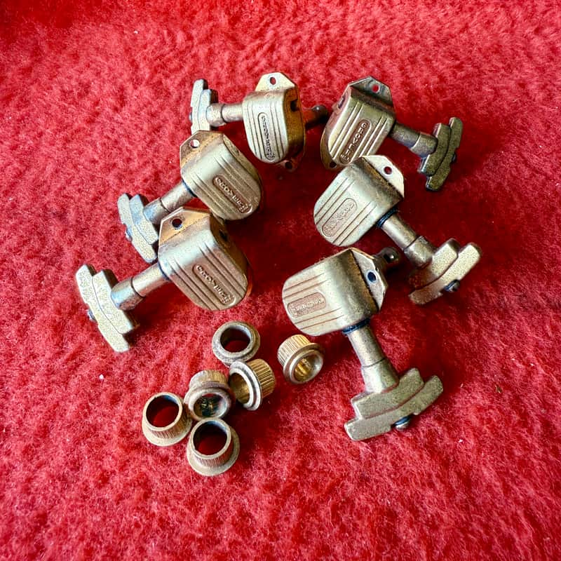 1960 Grover Imperial guitar tuners Gold