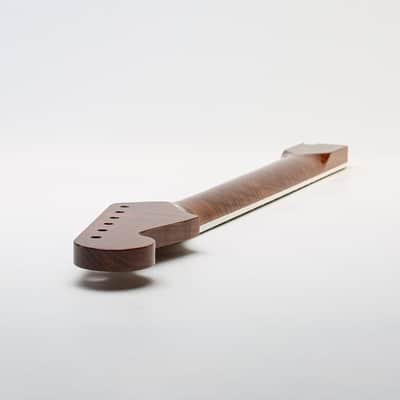 Allparts Select "Licensed by Fender®" AAA+ Roasted Flame Maple "VIN-MOD" Deluxe Replacement Neck for Stratocaster® - Nitro Finish - Bound Fretboard image 11