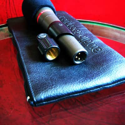 Vintage 1990's Audio-Technica ATM63HE dynamic hyper cardioid microphone w accessories Low Z # 1 image 13