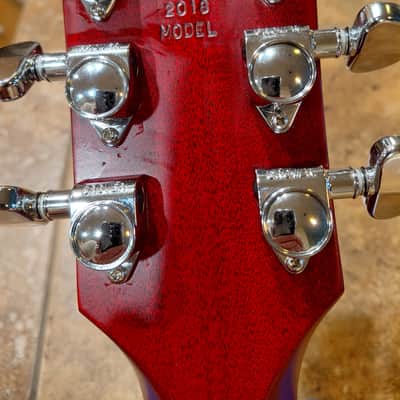 Gibson Les Paul Classic Player Plus 2018 Wine Red Vintage image 5