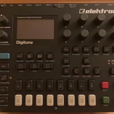 Elektron Digitone 8-Voice Digital Synthesizer 2017 - 2024 - Black