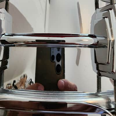 Ludwig Supraphonic 1967 Full Original Kit w/ Red Velvet Lined Hard Case, Snare Stand, Brushes & Gladstone Practice Pad - EXCELLENT CONDITION image 10