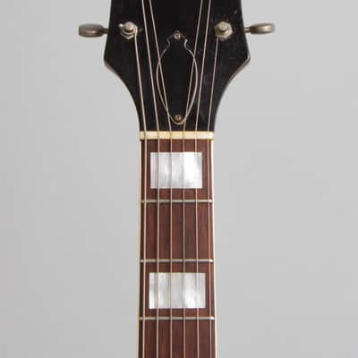 Guild  X-150 Arch Top Hollow Body Electric Guitar (1957), ser. #4462, original brown hard shell case. image 5