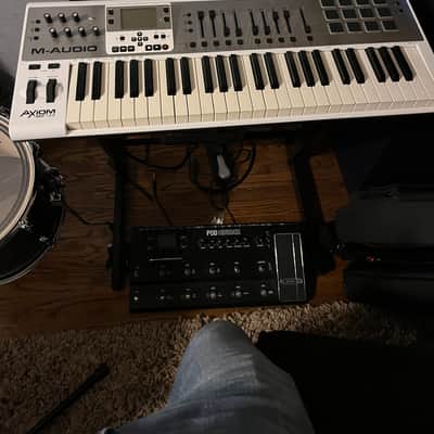 M-Audio Axiom AIR 49 Key USB MIDI Keyboard Controller 2010s - White image 1