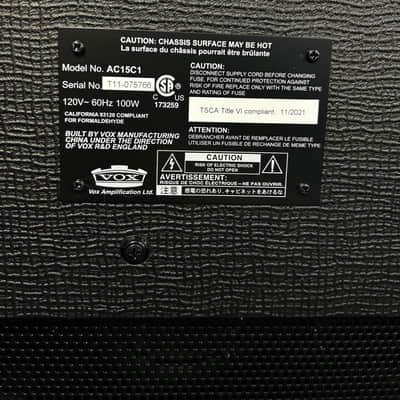 Vox AC15 Tube Combo Amp image 8
