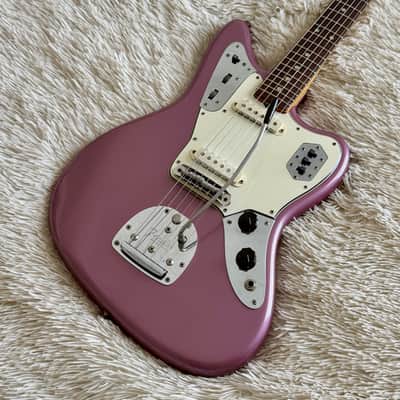 1965 Fender Jaguar Burgundy Mist Electric Guitar image 1