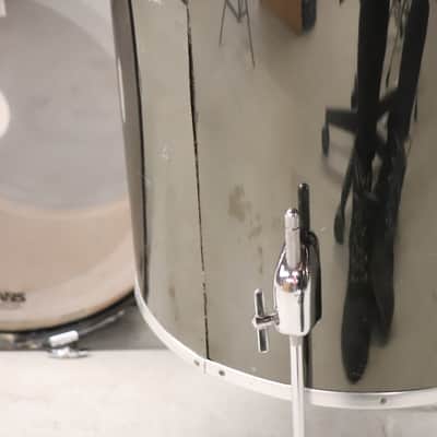 Slingerland 4pc Concert Tom Drum Kit Set Black Chrome Over Maple Vintage 1970's image 22