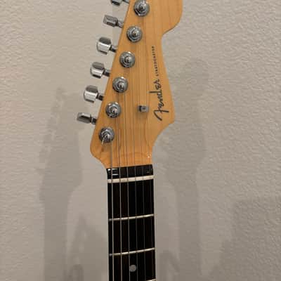 Fender American Elite Stratocaster HSS Shawbucker with Ebony Fretboard 2019 - Satin Ice Blue Metallic image 4