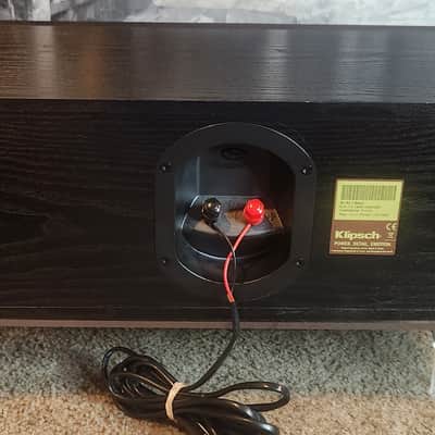 Klipsch Klipsch RC-52 II Center Channel Speaker 90s - Black veneer image 7