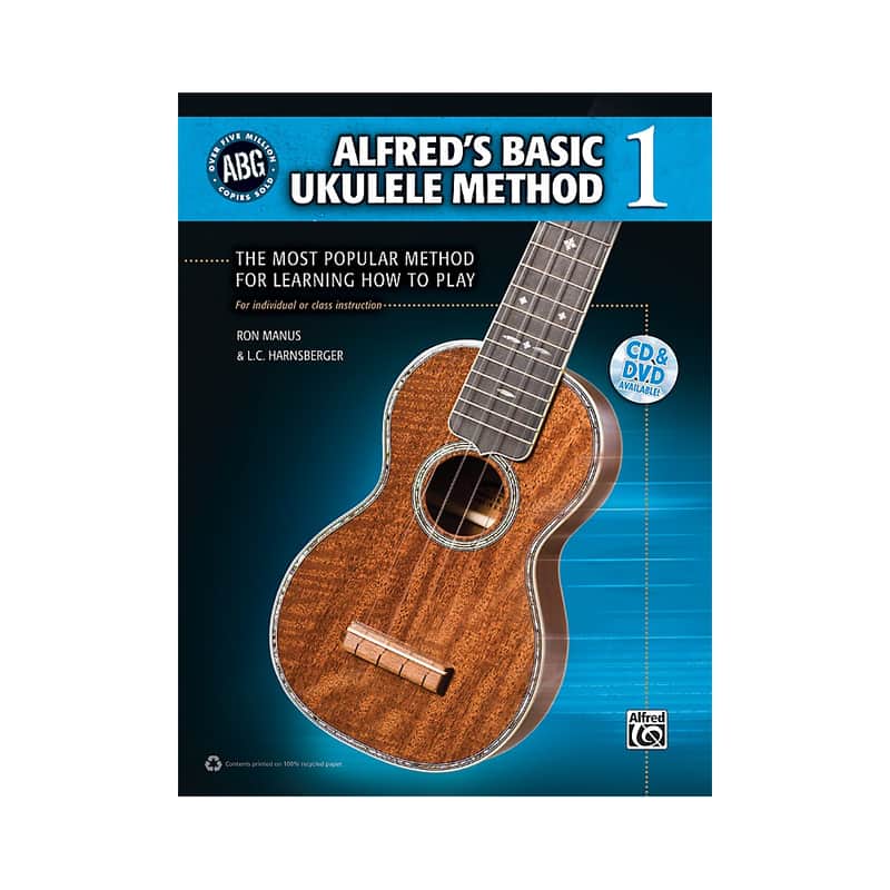 Alfred 00-36340 Alfred Basic Ukulele Method Lesson Book/CD (Volume 1) image 1