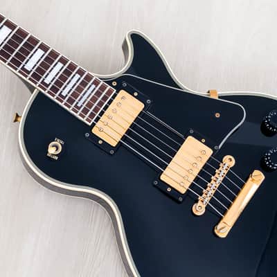 1995 Orville Les Paul Custom Black Beauty LPC-75 Ebony Gibson-Licensed, Japan Terada image 7